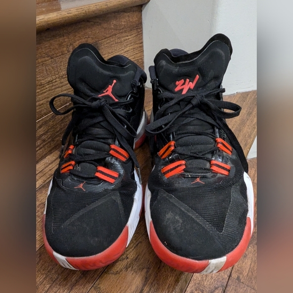 Jordan Zion 1 Black White Crimson Red Basketball Shoes D Mens Size 11 - Picture 3 of 16